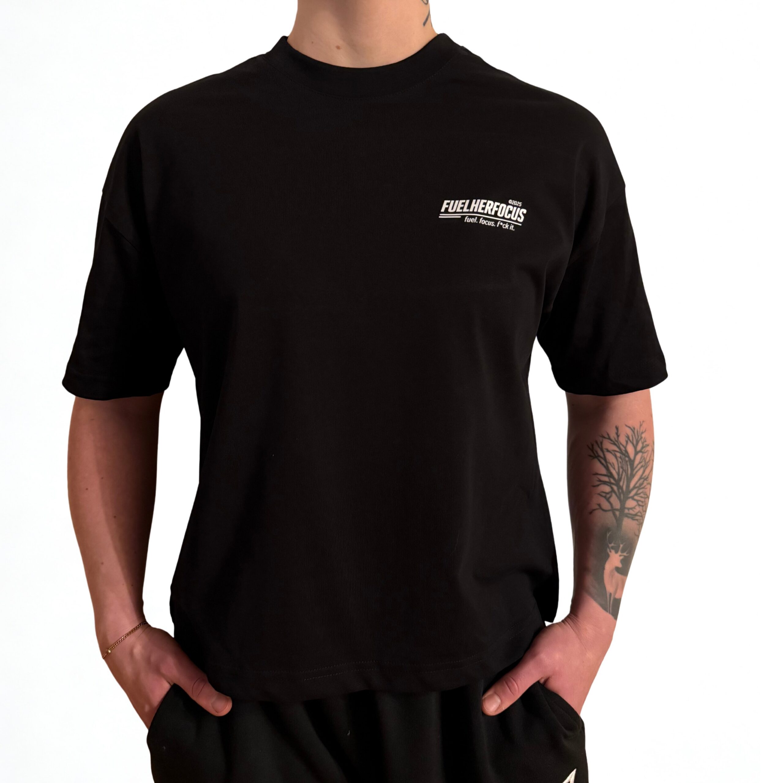 "FOLLOW YOUR LINE" oversize boxy-shirt girls – Bild 3