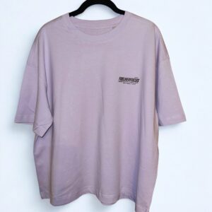 "ENGINEERED FOR SPEED" oversized boxy-shirt girls lilac