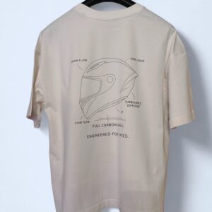 T-Shirt „ENGINEERED FOR SPEED“ off-white boxy fit