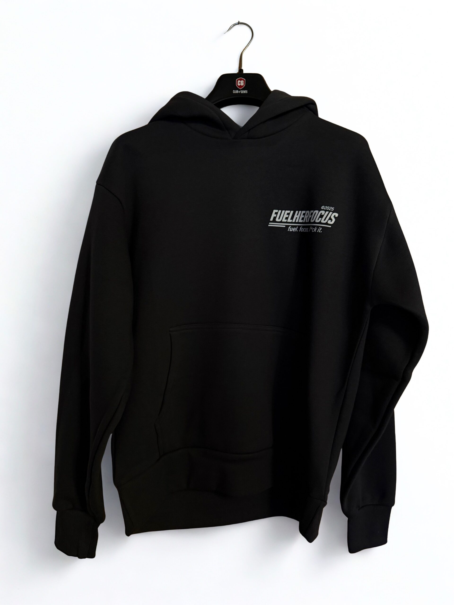 „BUILT BY WOMEN“ Heavyweight Hoodie anthrazit – Bild 4