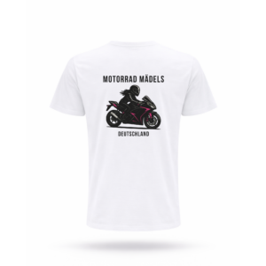 MOTORRAD MÄDELS DEUTSCHLAND uni-shirt white