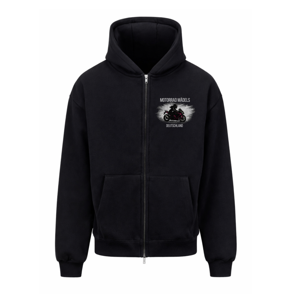 MOTORRAD MÄDELS DEUTSCHLAND - Heavyweight Zip-Hoodie iced out