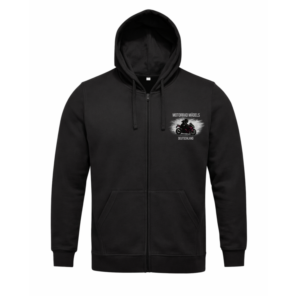 MOTORRAD MÄDELS DEUTSCHLAND - light Zipper - iced out