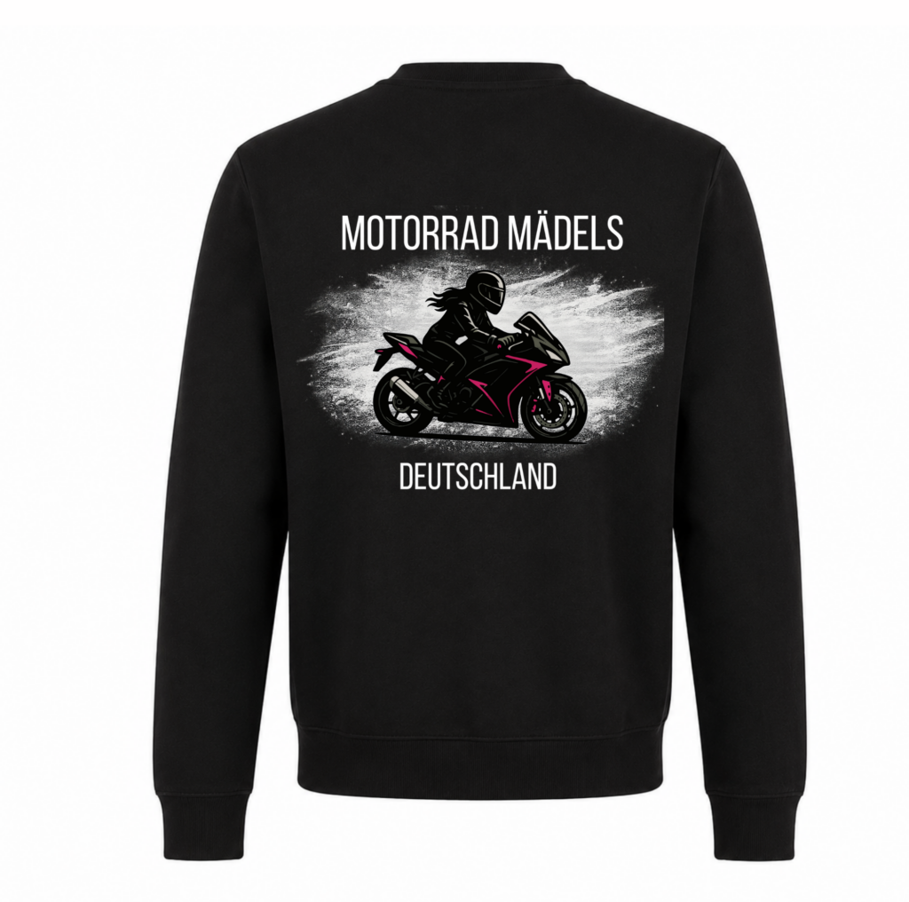 MOTORRAD MÄDELS DEUTSCHLAND - crewneck sweatshirt "iced out"