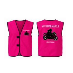 MOTORRAD MÄDELS DEUTSCHLAND - Markerweste Magenta