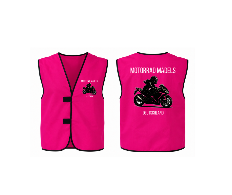 MOTORRAD MÄDELS DEUTSCHLAND - Markerweste Magenta